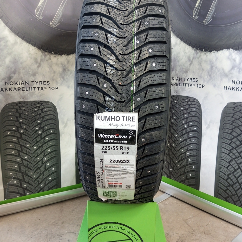 Kumho WinterCraft SUV Ice WS31 225/55R19 99H TL (шип.)