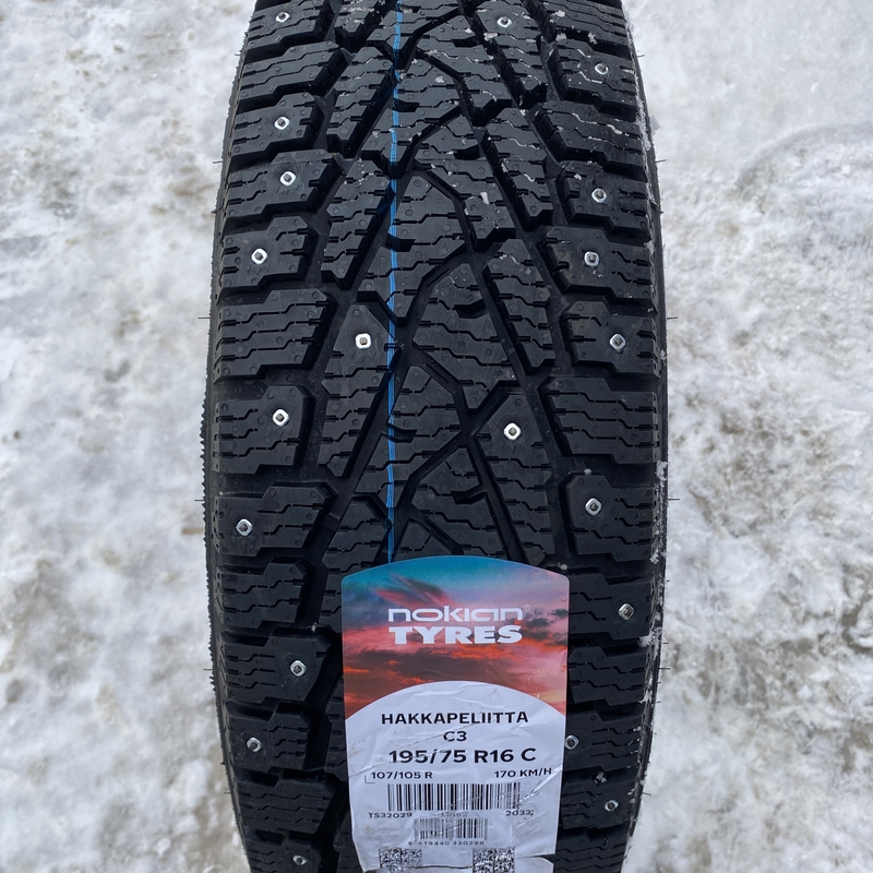 Nokian Tyres Hakkapeliitta C3 195/75R16C 107/105R TL (шип.)