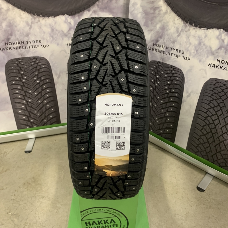 Nokian Tyres Nordman 7 205/55R16 94T XL TL (шип.)