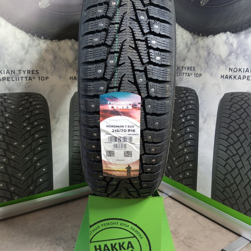 Nokian Tyres Nordman 7 SUV 215/70R16 100T TL (шип.)