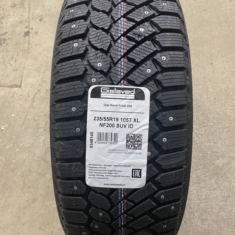 Gislaved Nord Frost 200 SUV 235/55R19 105T XL FR ID  TL (шип.)