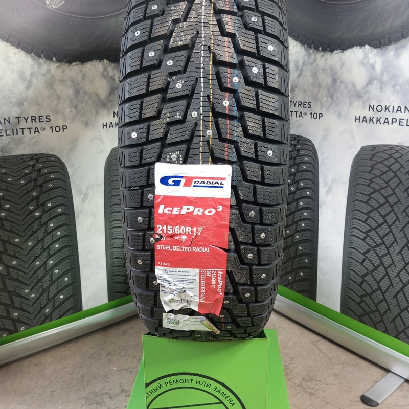 GT Radial IcePro 3 215/60R17 96T TL (шип.)