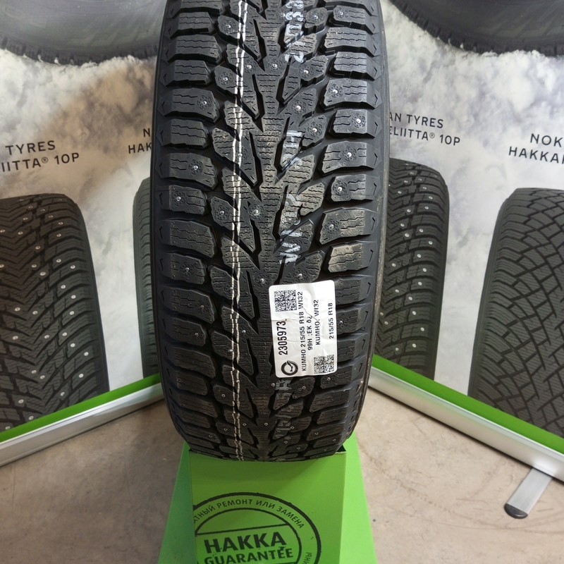 Kumho WinterCraft Ice Wi32 215/55R18 99H TL (шип.)