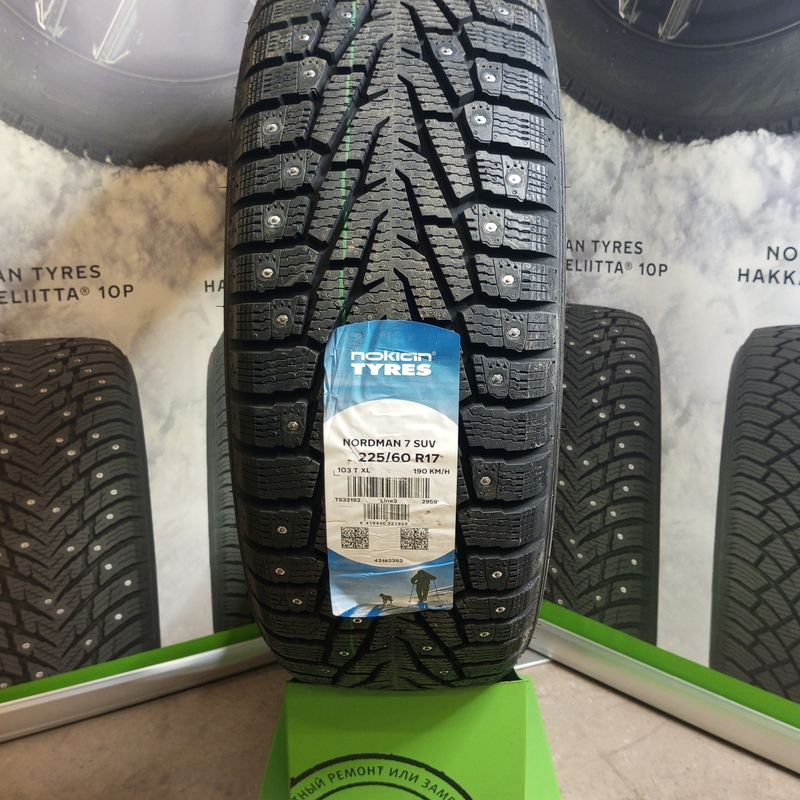 Nokian Tyres Nordman 7 SUV 225/60R17 103T XL TL (шип.)