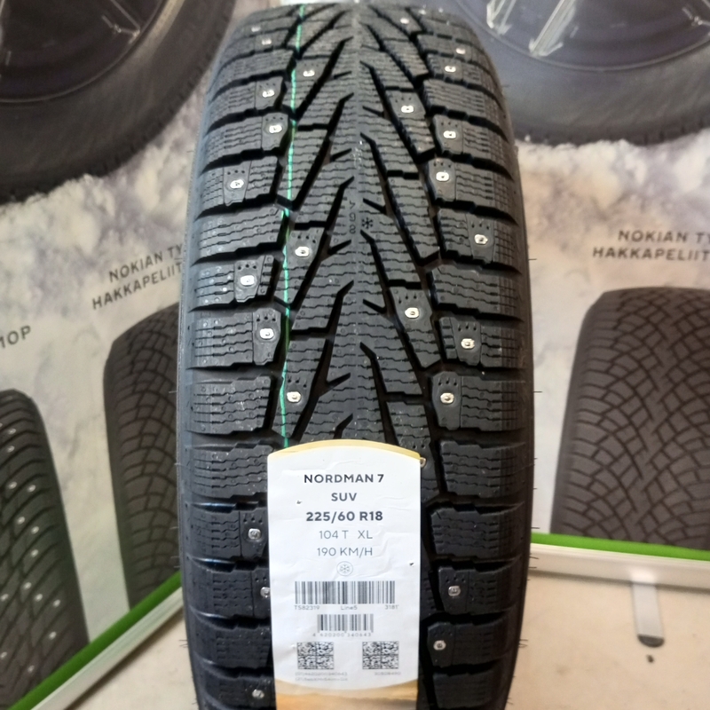 Nokian Tyres Nordman 7 SUV 225/60R18 104T XL TL (шип.)