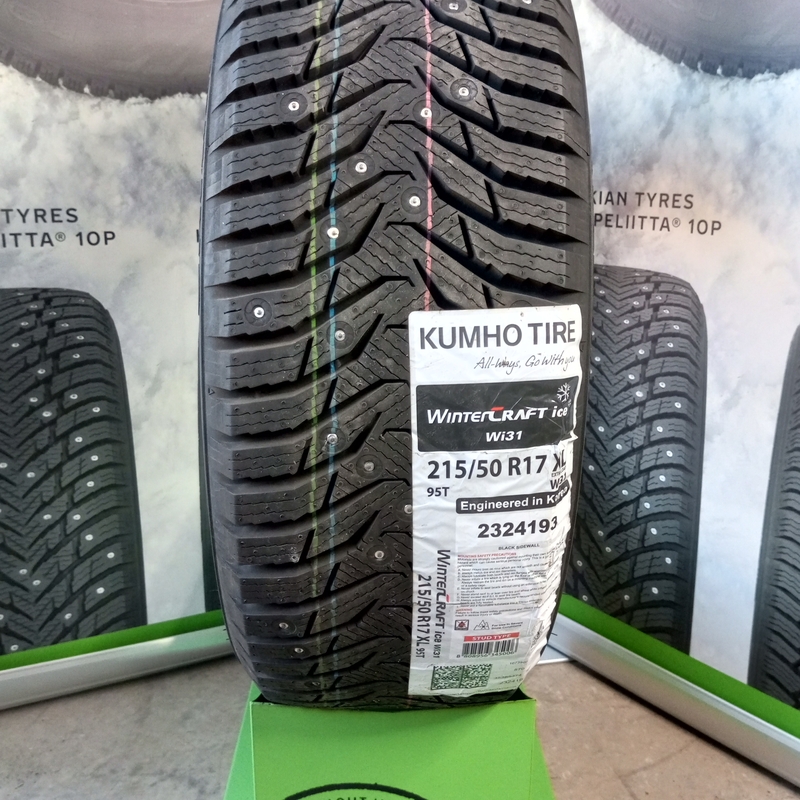 Kumho WinterCraft Ice WI31 215/50R17 95T TL (шип.)