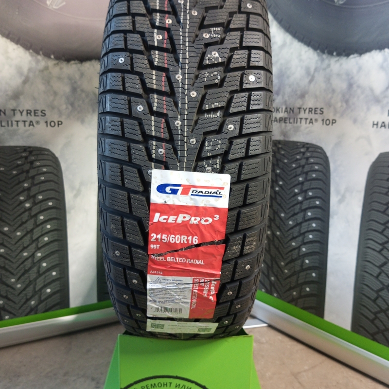 GT Radial IcePro 3 215/60R16 99T TL (шип.)