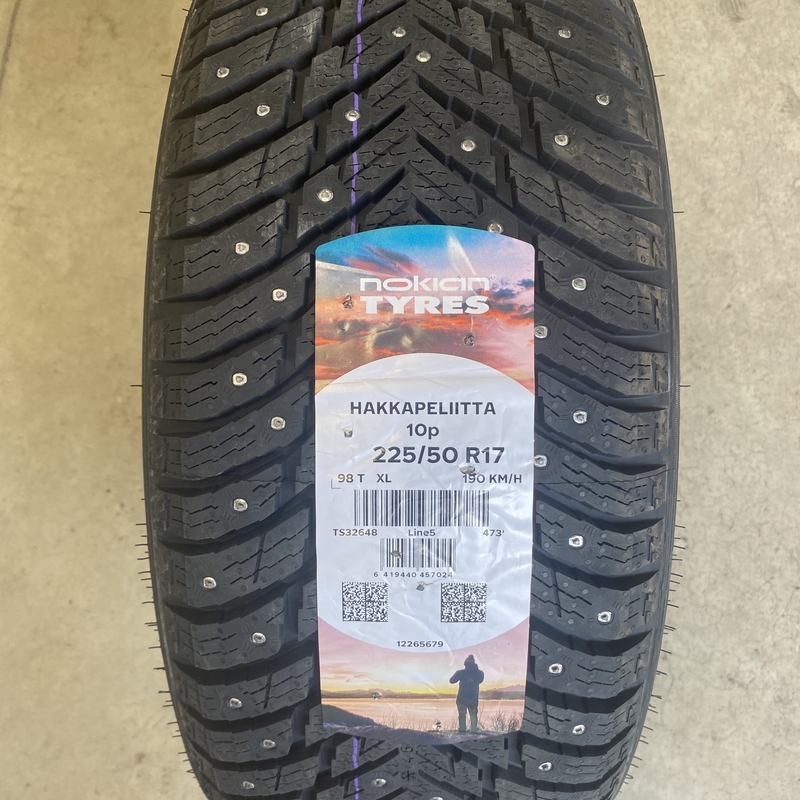 Nokian Tyres Hakkapeliitta 10p 225/50R17 98T XL TL (шип.)