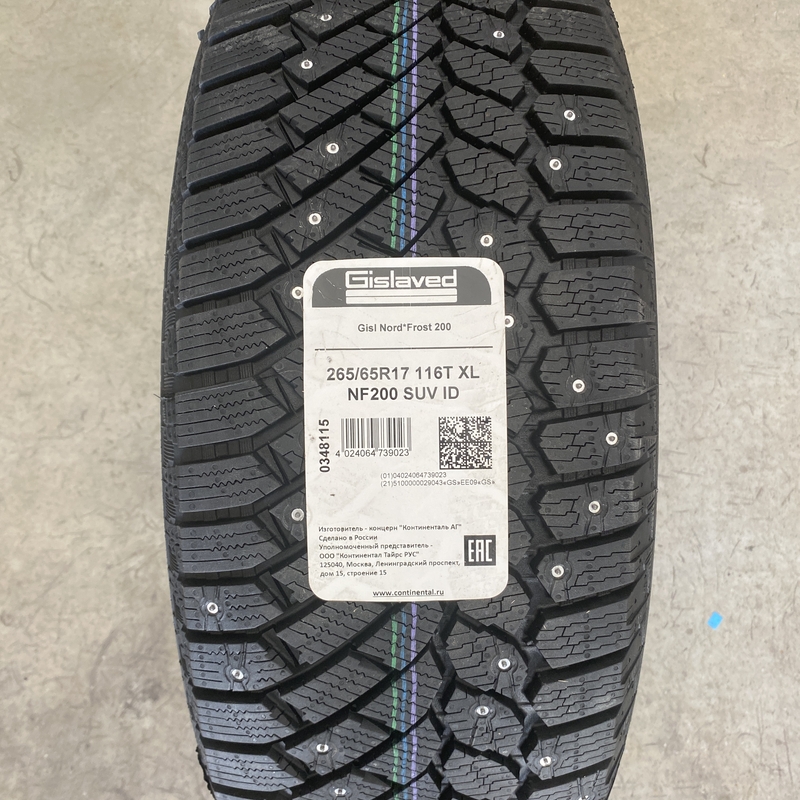 Gislaved Nord Frost 200 SUV 265/65R17 116T XL FR ID  TL (шип.)