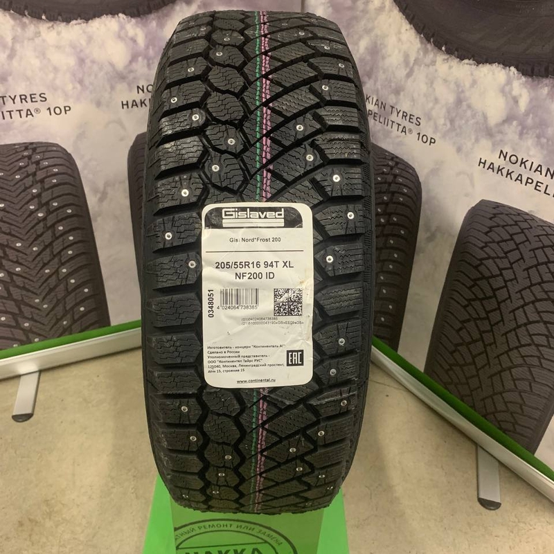 Gislaved Nord Frost 200 205/55R16 94T XL ID  TL (шип.)