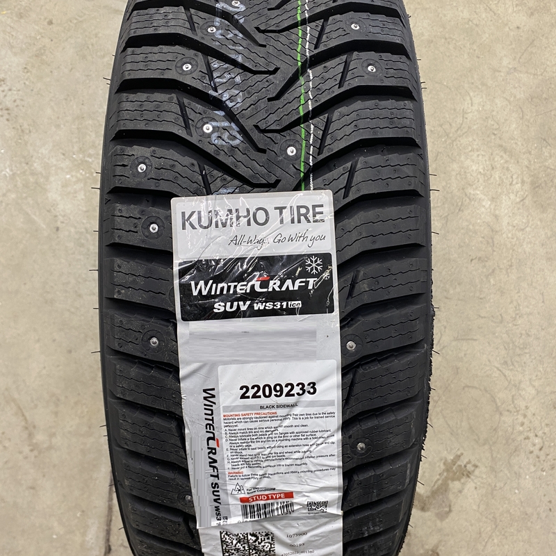 Kumho WinterCraft SUV Ice WS31 315/35R20 110T TL (шип.)