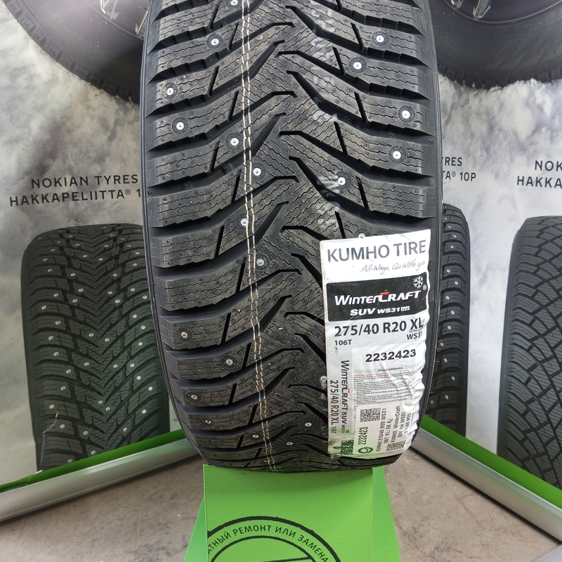 Kumho WinterCraft SUV Ice WS31 275/40R20 106T TL (шип.)