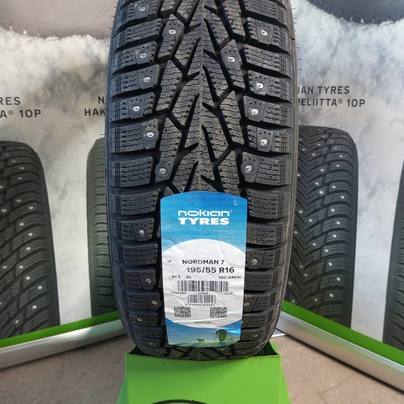 Nokian Tyres Nordman 7 195/55R16 91T XL TL (шип.)