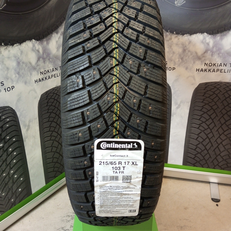 Continental IceContact 3 215/65R17 103T XL FR TA  TL (шип.)